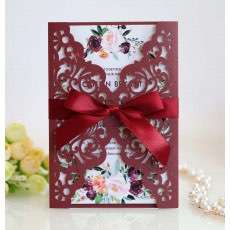 Holiday Invitation Party Invitation Card Wedding Card Design Laser Cut
